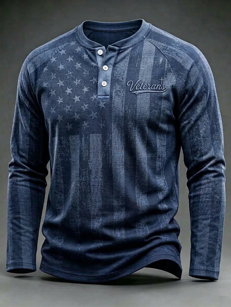 Men's U.S Veterans Day Long-Sleeve T-Shirt