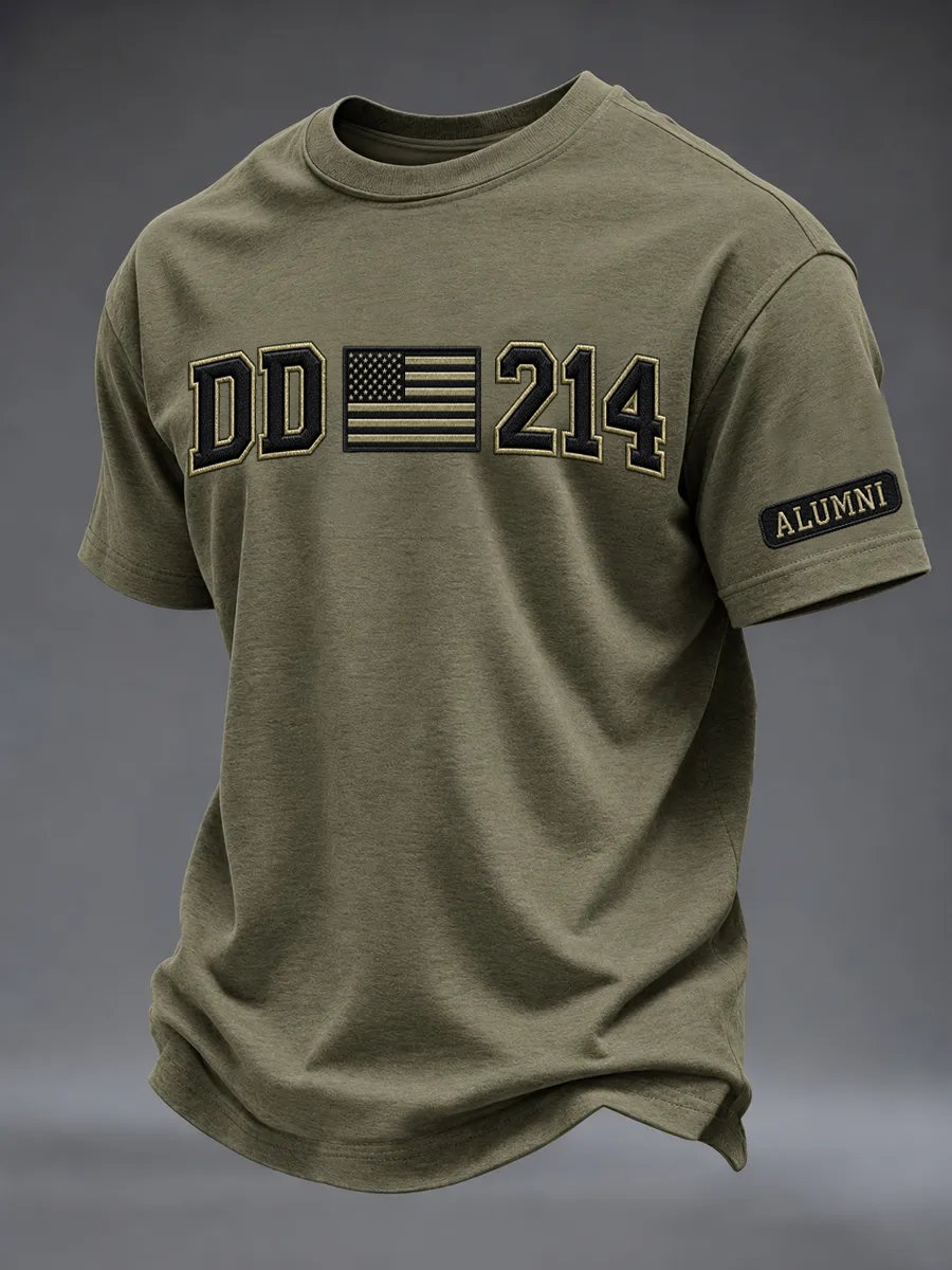 Men's Veteran Pride DD-214 Printed T-shirt