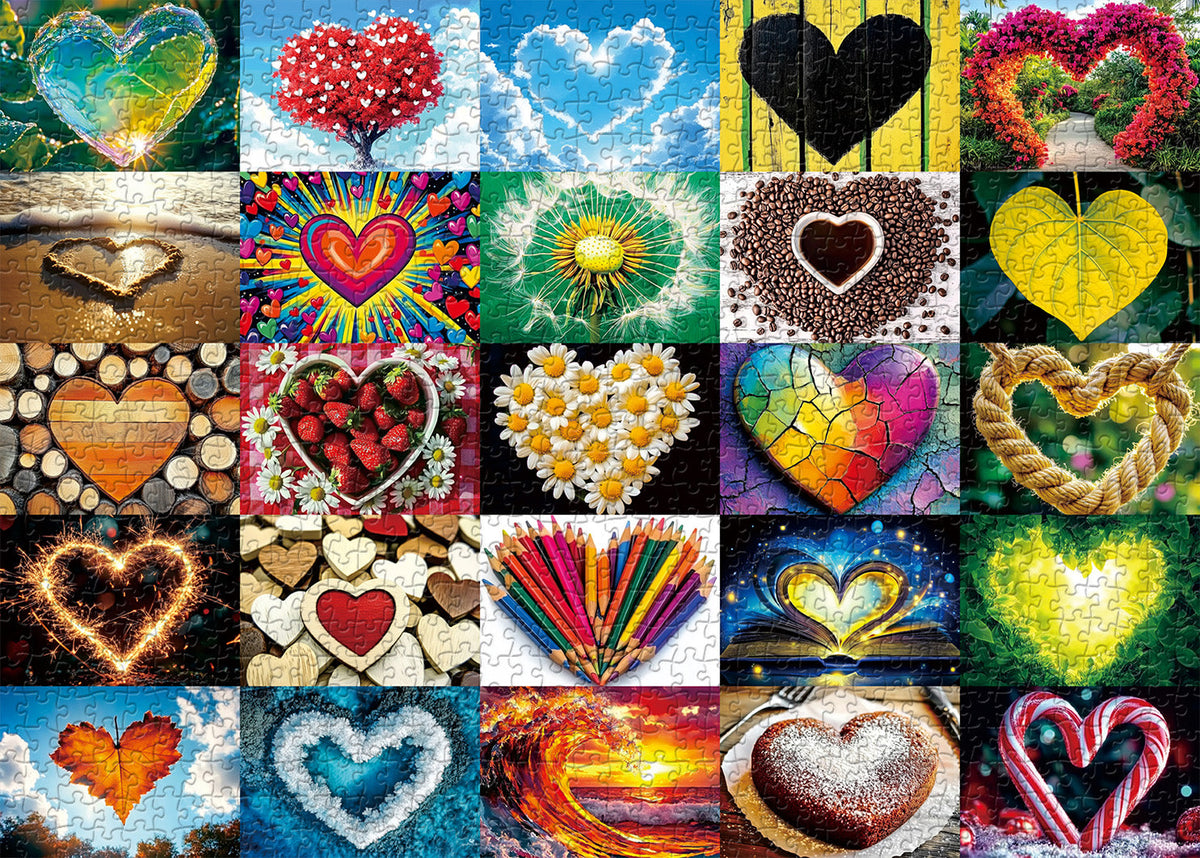 Love's Kaleidoscope Jigsaw Puzzle 1000 Pieces