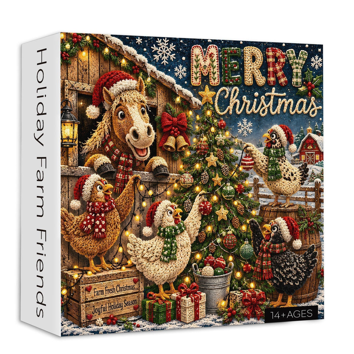Holiday Farm Friends Jigsaw Puzzle 1000 Pieces
