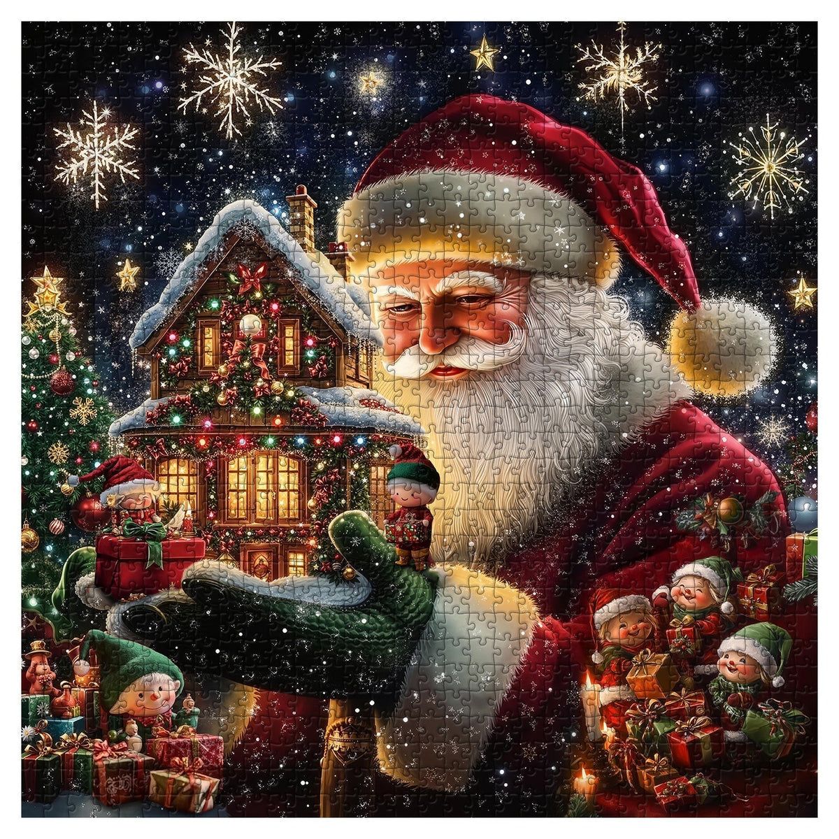 Santa's Magical Workshop Jigsaw Puzzle 1000 Pieces