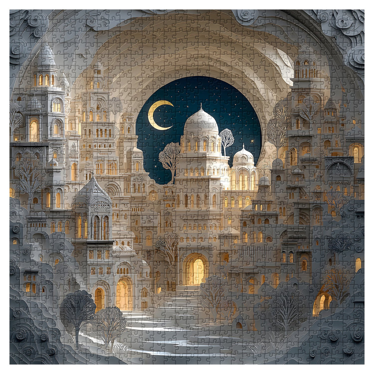 Paper City Art Jigsaw Puzzle 1000 Pieces