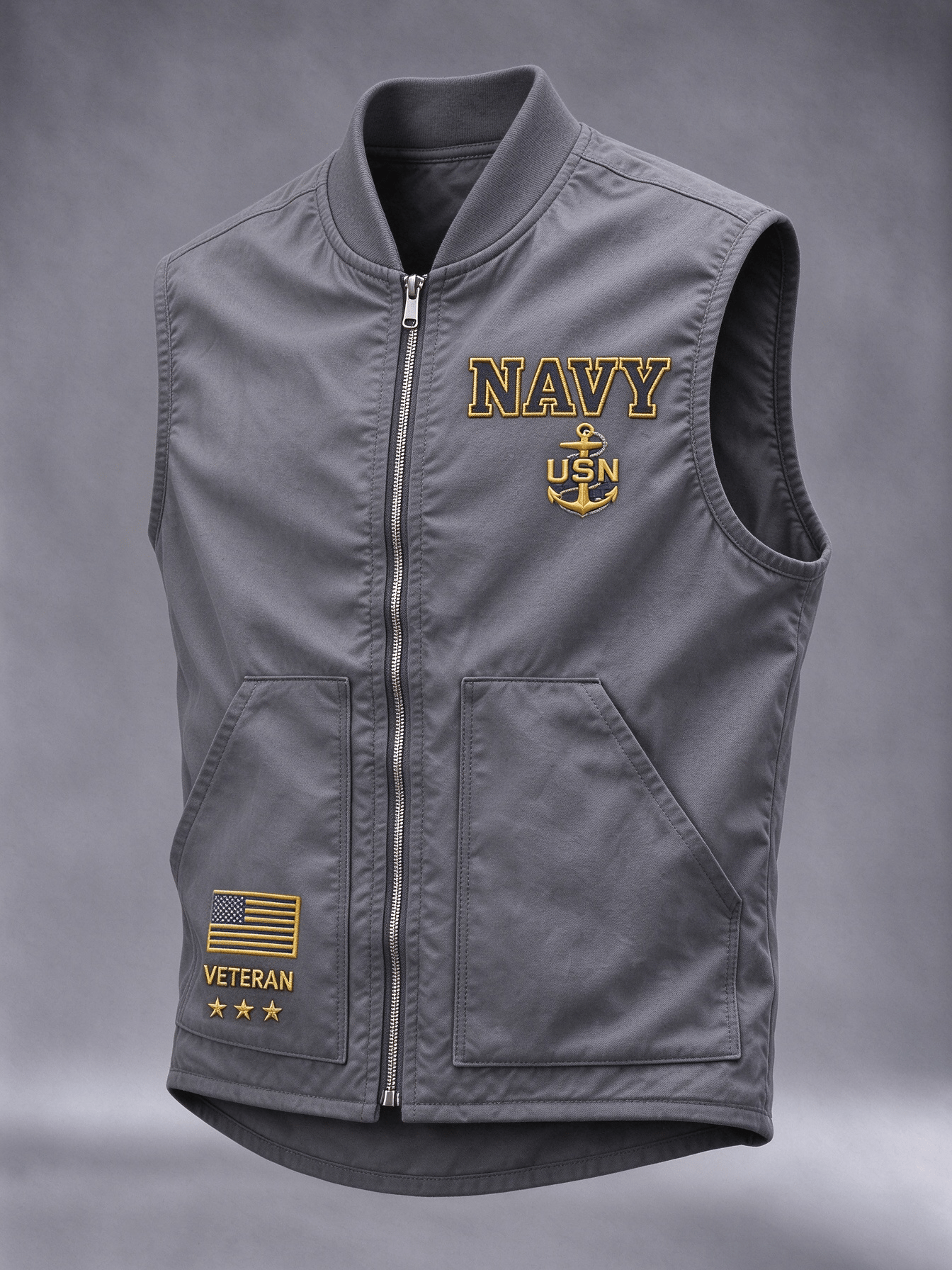 Men's Veteran Pride Printed Vest