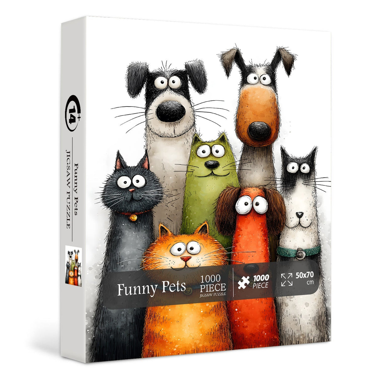Funny Pets Jigsaw Puzzle 1000 Pieces