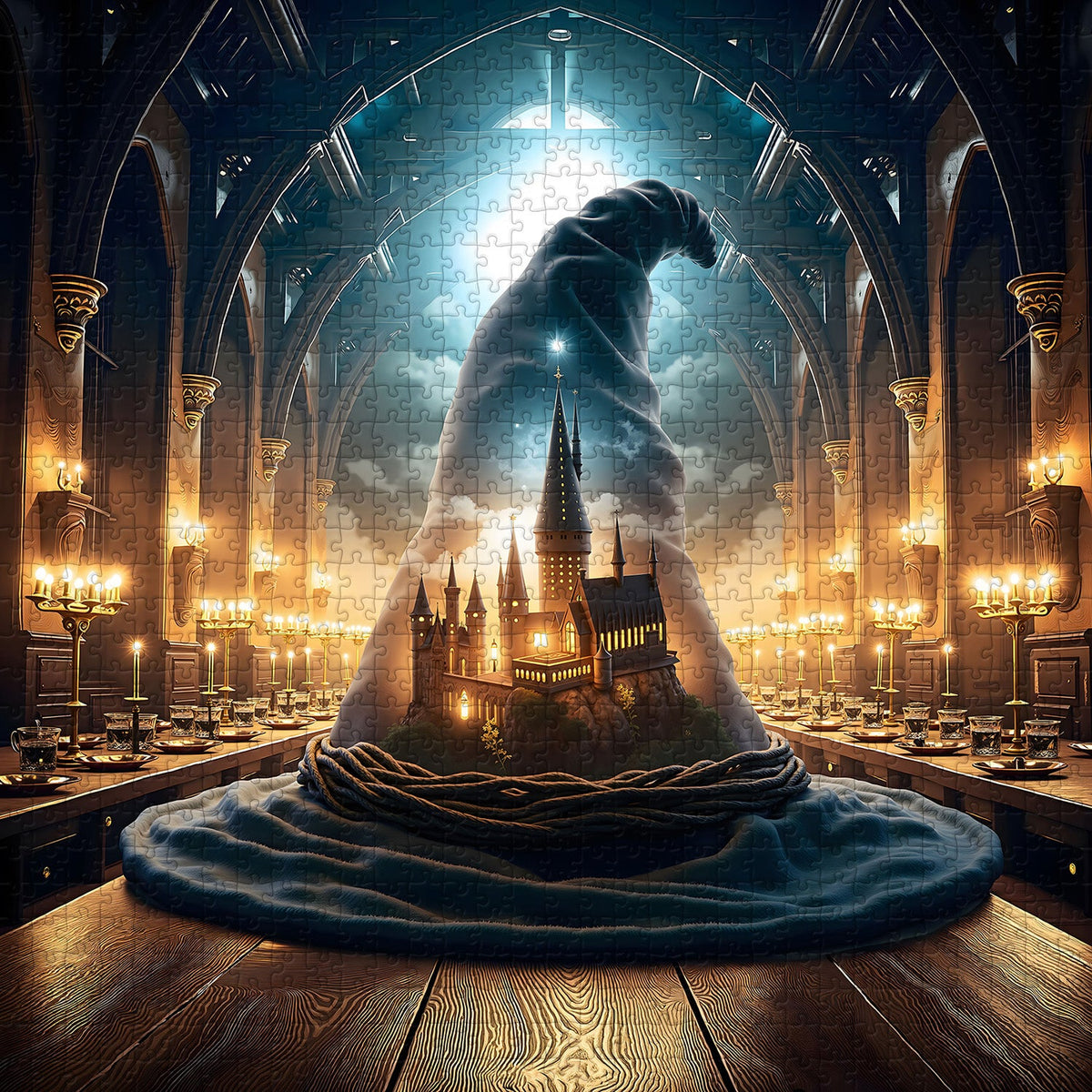 Castle in a Hat Jigsaw Puzzle 1000 Pieces