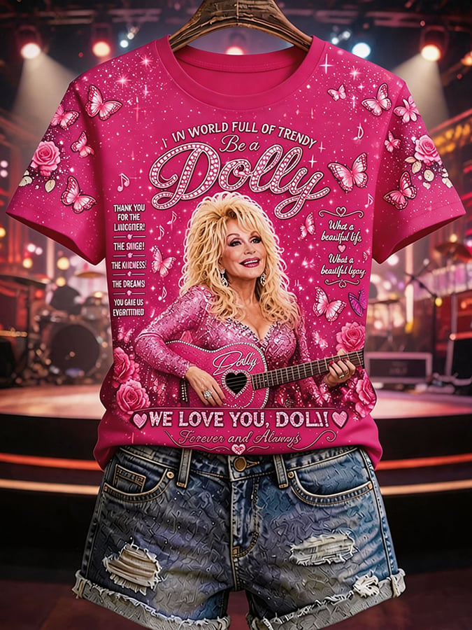Country Singer Commemorative Printed T-Shirt