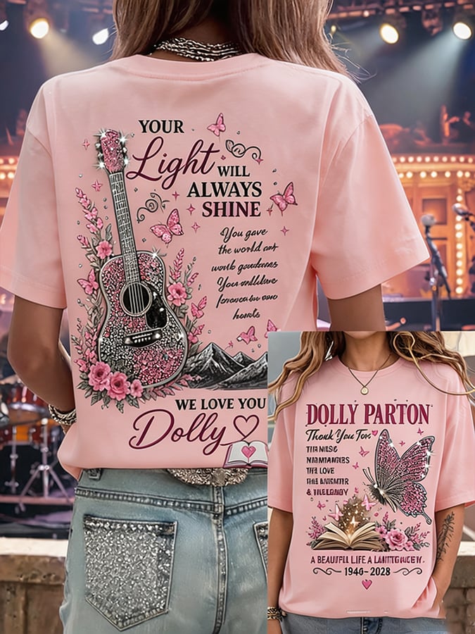 Country Singer Commemorative Printed T-Shirt