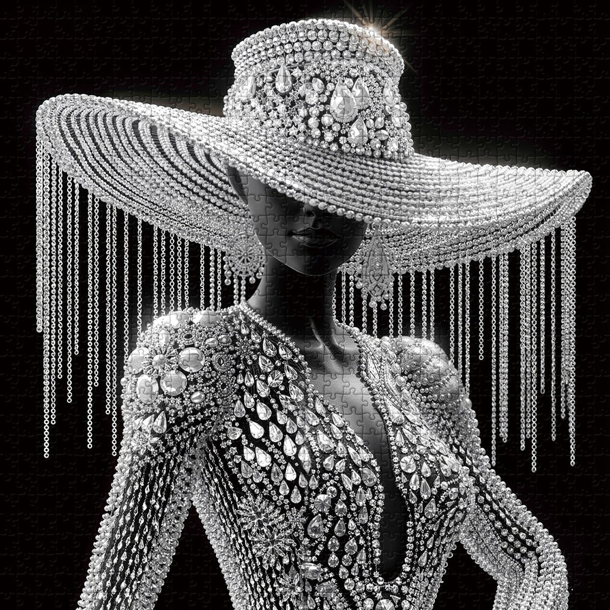 Gleaming Femme Jigsaw Puzzle 1000 Pieces
