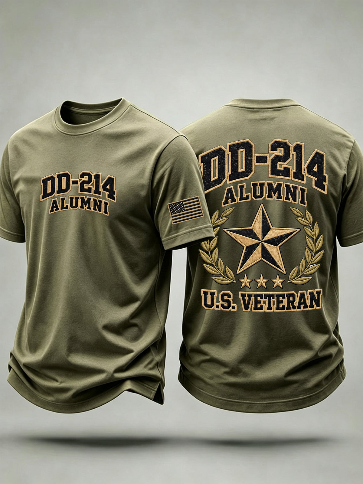 Men's Veteran Pride DD-214 Printed T-shirt