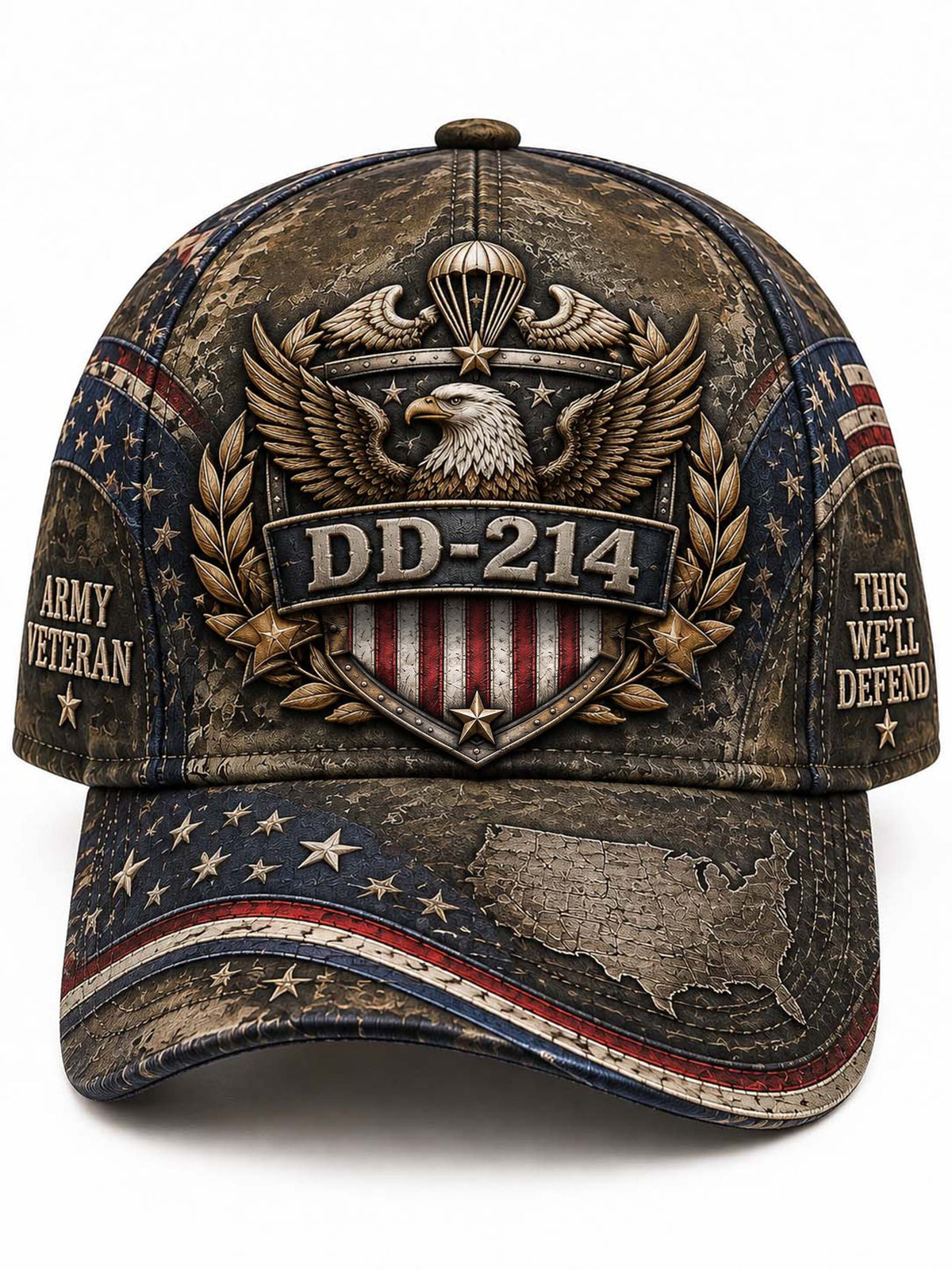 Unisex Veterans Day Printed Hat