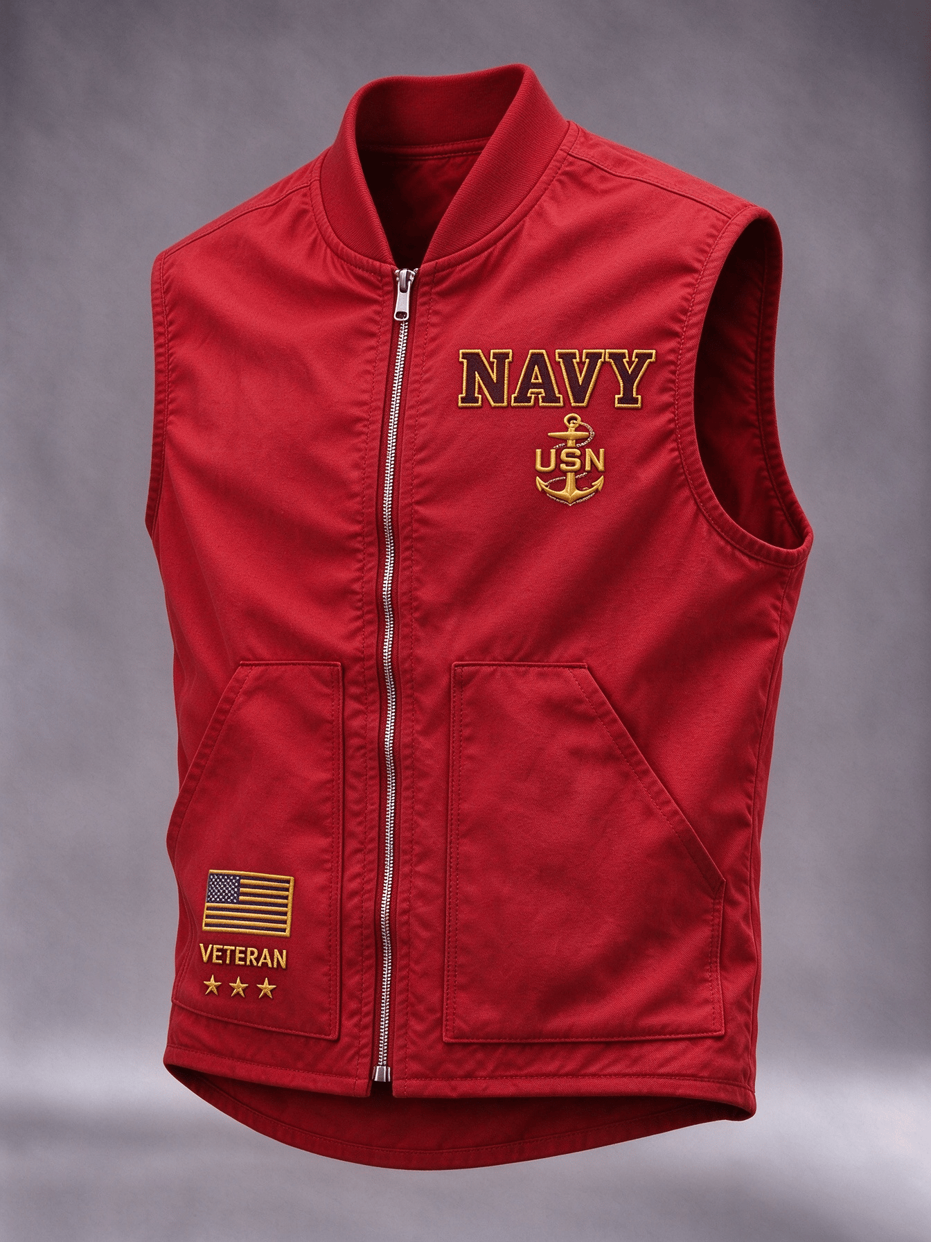 Men's Veteran Pride Printed Vest