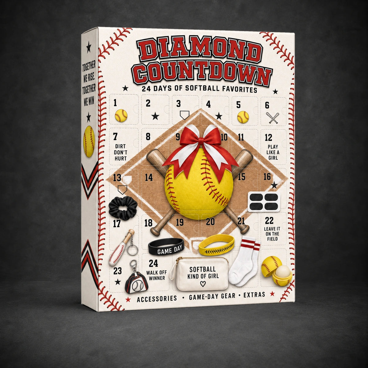 Diamond Countdown 24-Day Softball Advent Calendar