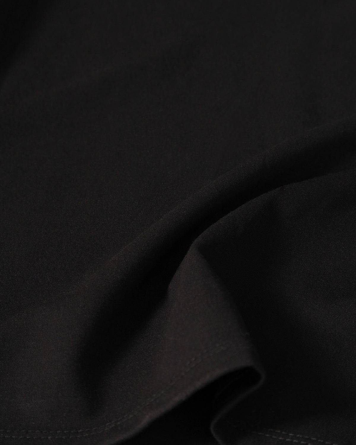Fit and Flare Light Ease Knit OTK Skirt in Black