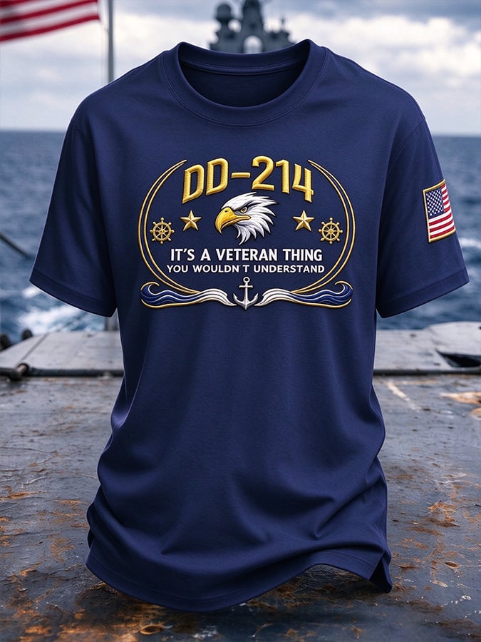 Retro US Navy Printed Top