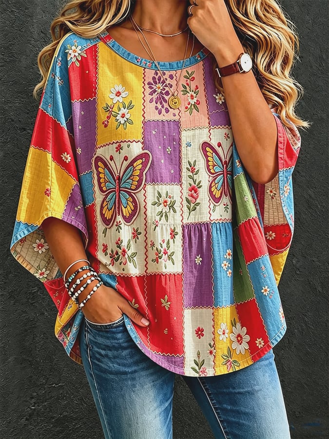 Women's Casual Printed Short-Sleeve T-Shirt