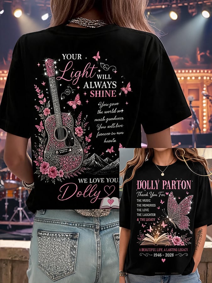 Country Singer Commemorative Printed T-Shirt