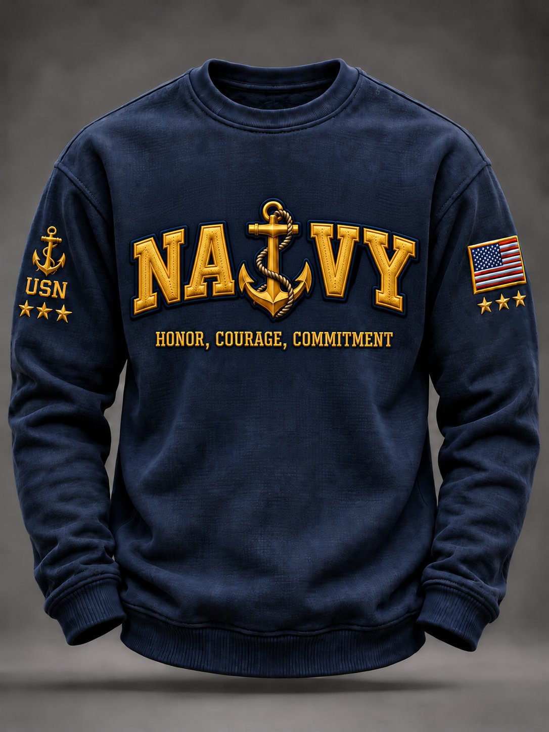 Men's U.S. Veterans Printed Sweatshirt