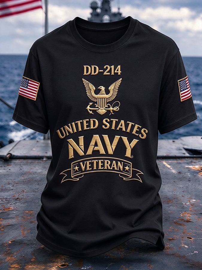 Retro US Navy Printed Top