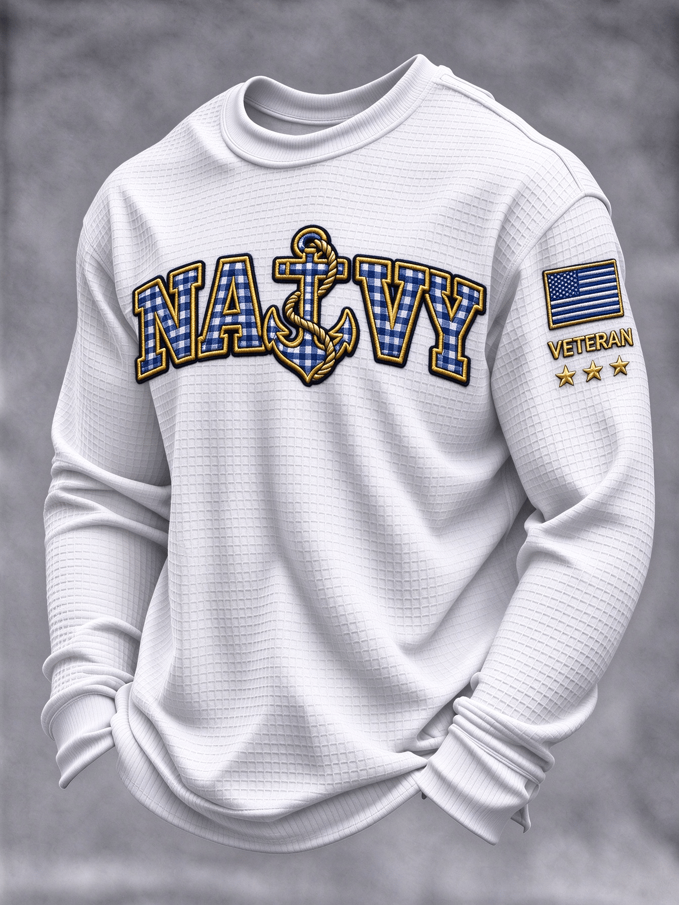 Men's Veterans Day Print Casual Top