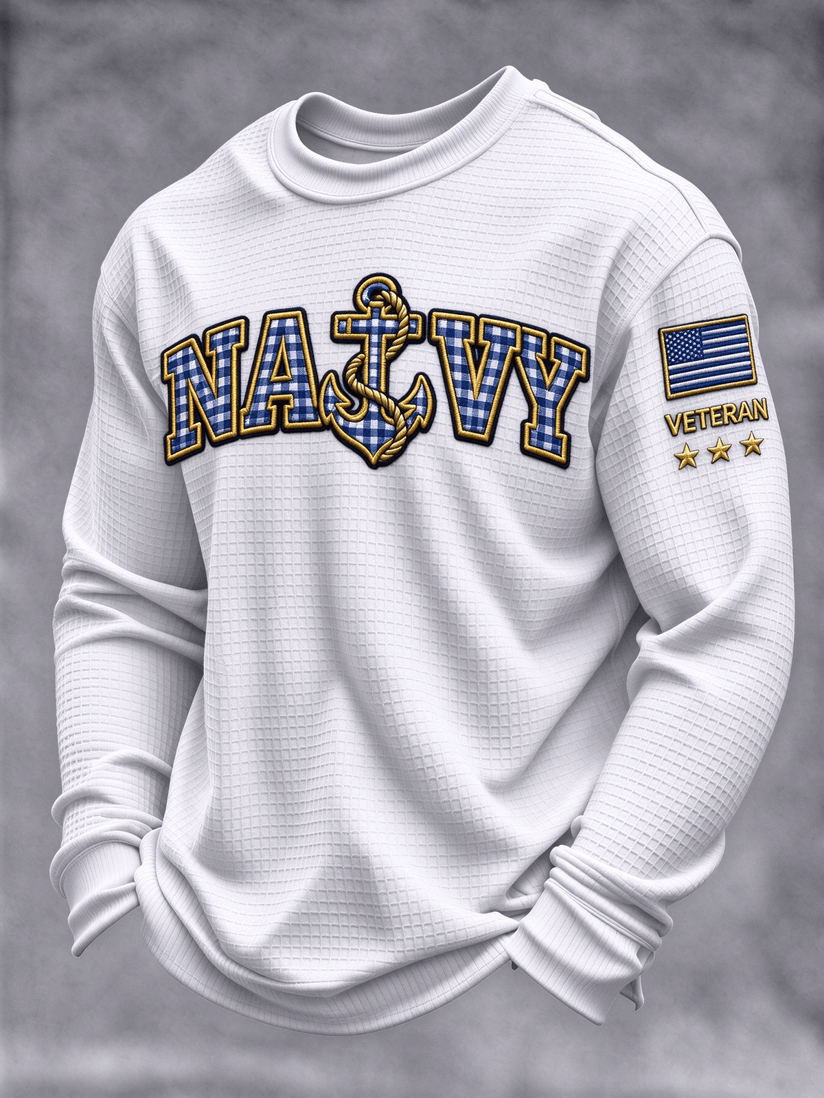 Men's Veterans Day Print Casual Top