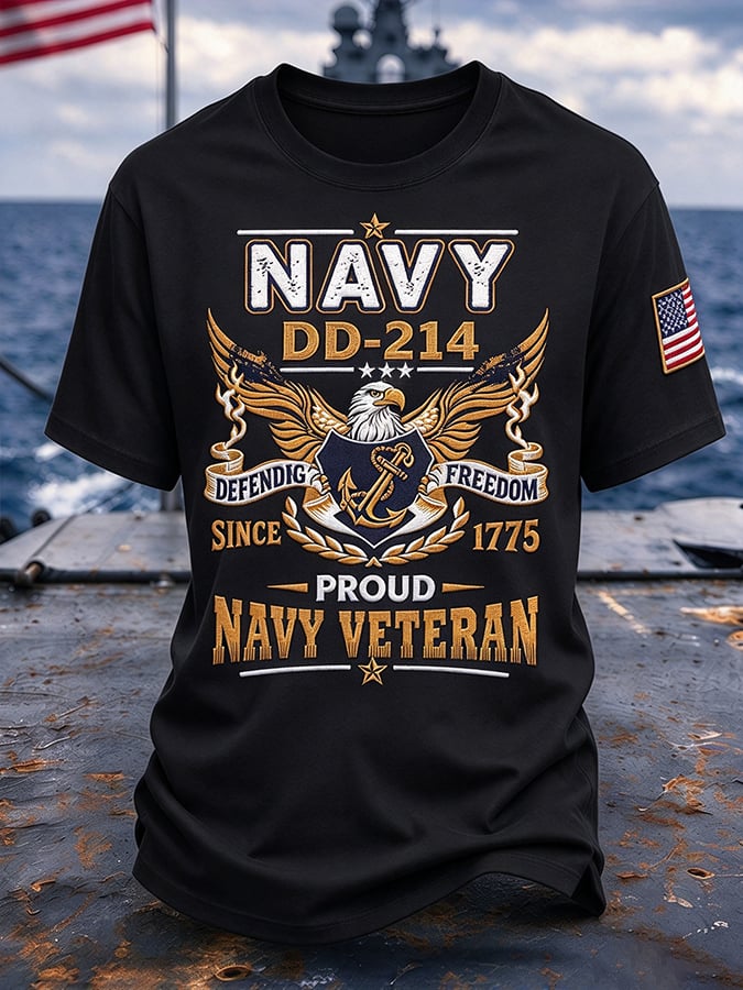 Retro US Navy Printed Top