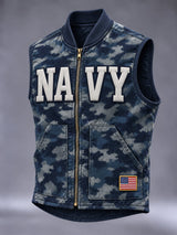 Men's U.S. Veterans Print Vest