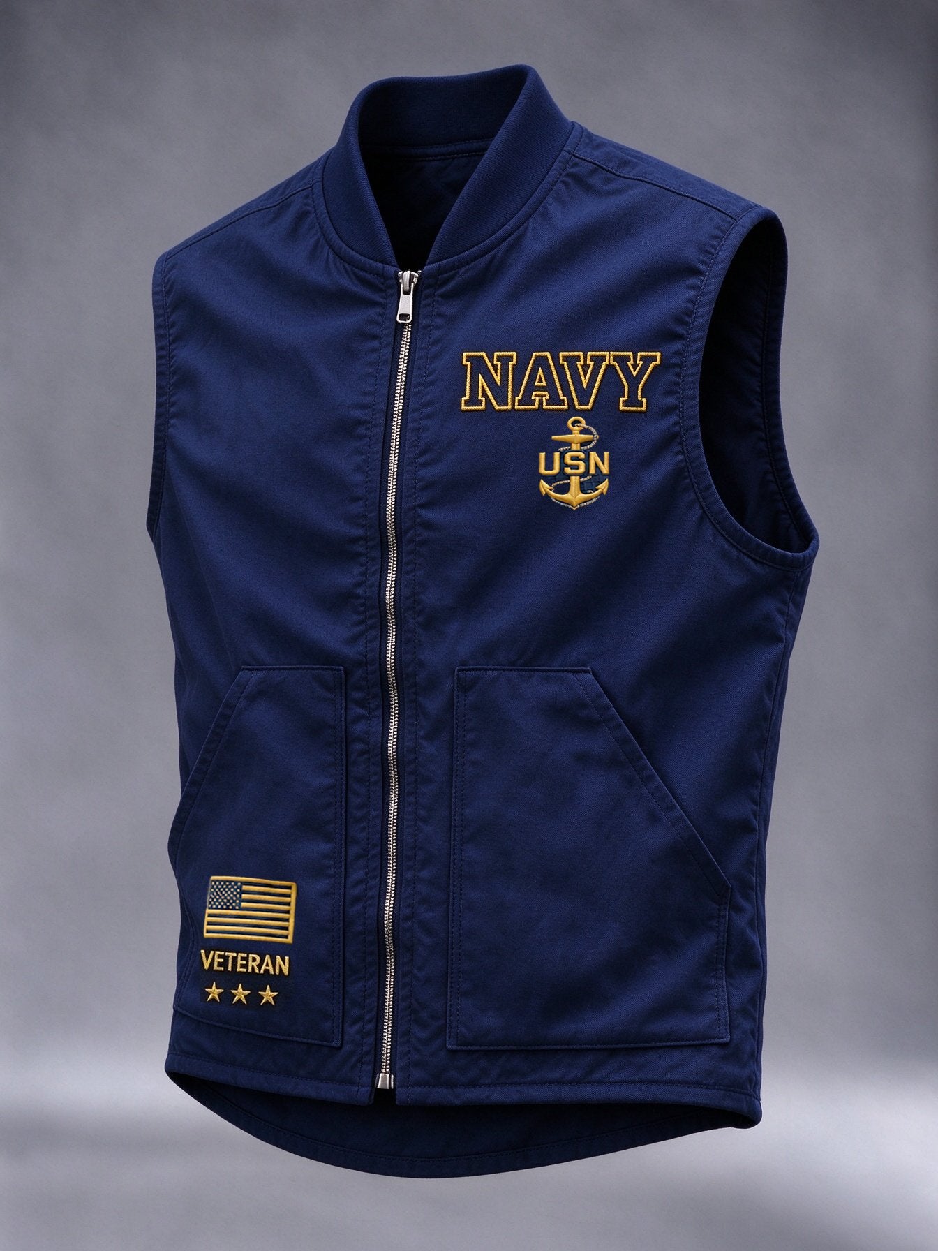 Men's Veteran Pride  Printed Vest
