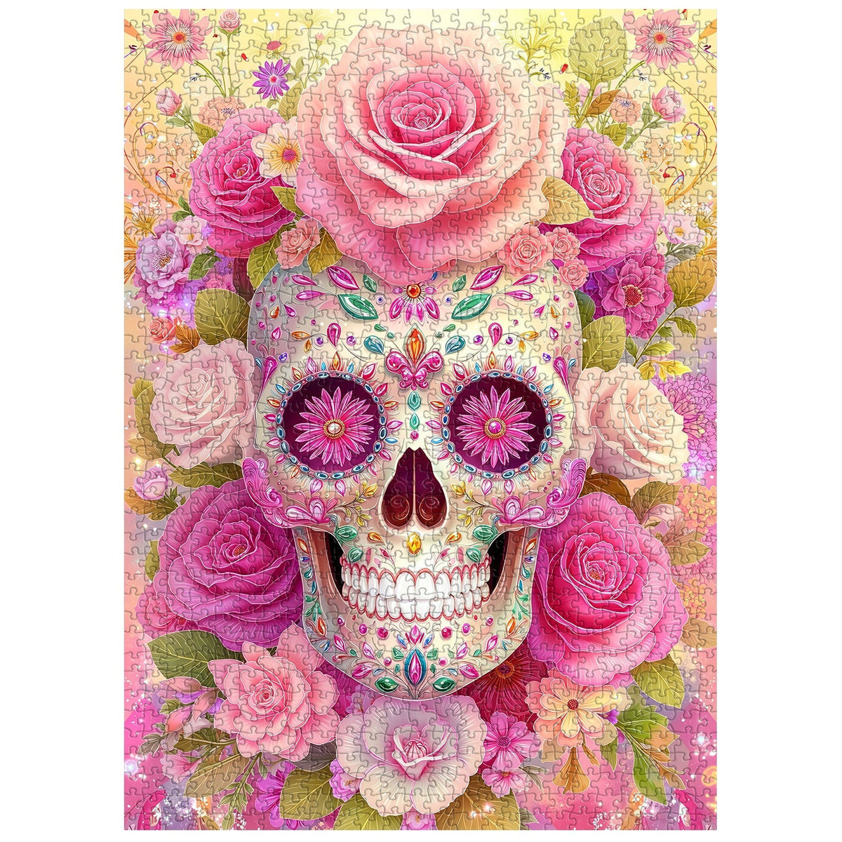 Rose Skull Dream Jigsaw Puzzle 1000 Pieces