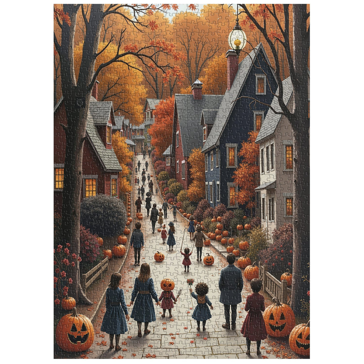 Pumpkin Street Jigsaw Puzzle 1000 Pieces