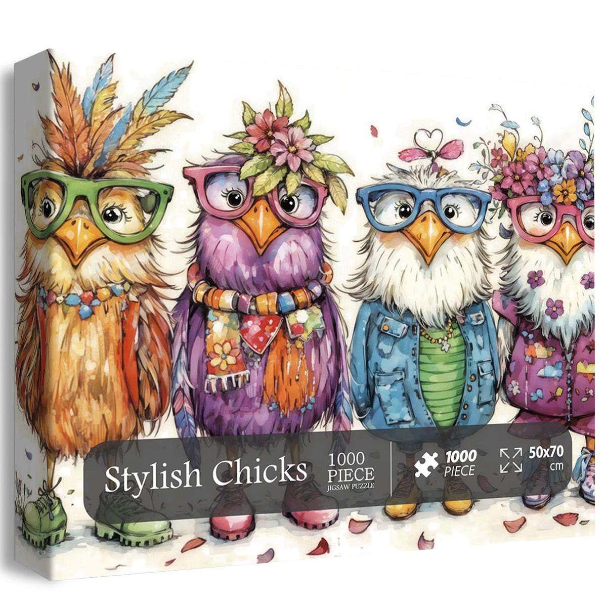 Stylish Chicks Jigsaw Puzzle 1000 Pieces