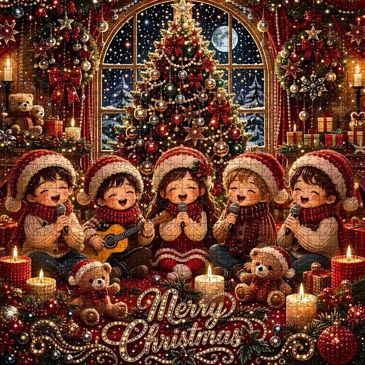 Christmas Carols Jigsaw  Puzzle 1000 Piece