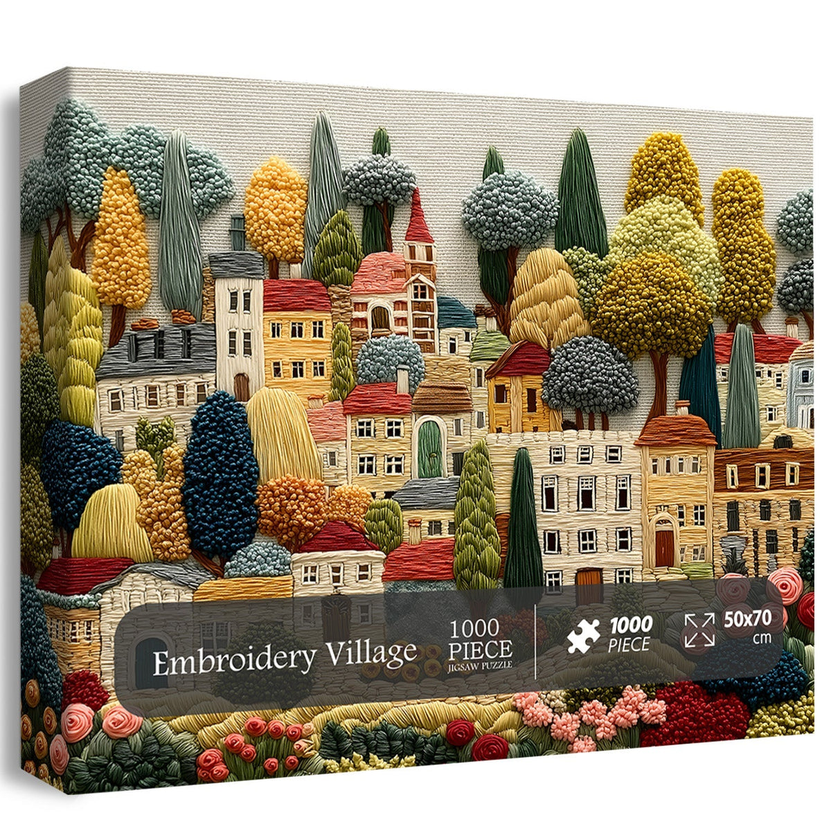 Embroidery Village Jigsaw Puzzle 1000 Pieces