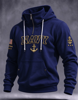 Men's American Veterans Print Hoodie