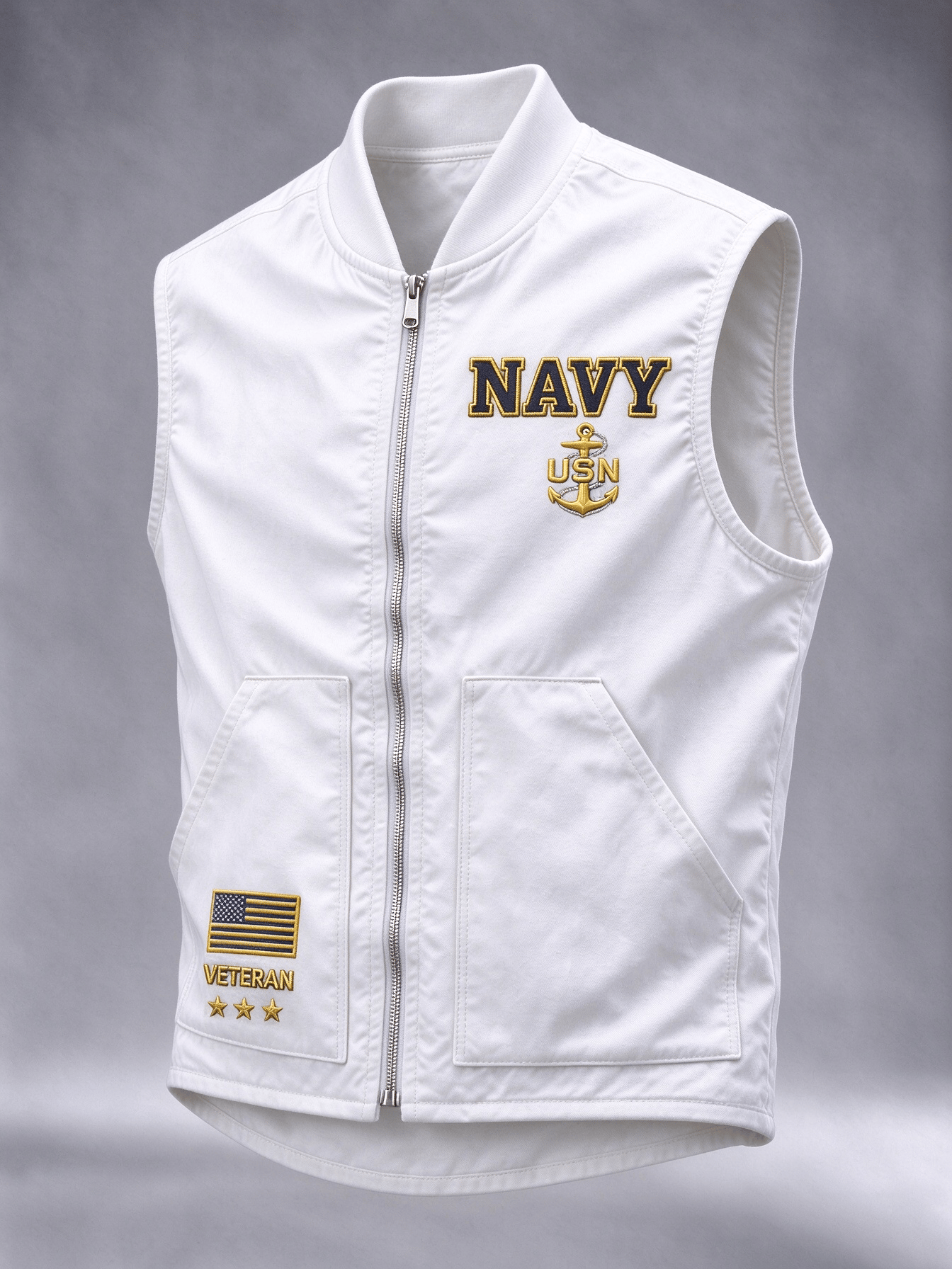 Men's Veteran Pride  Printed Vest