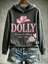 Women's Music-Themed Graphic Casual Sweatshirt