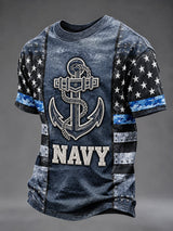 Men's U.S. Veteran Print Short Sleeve T-Shirt