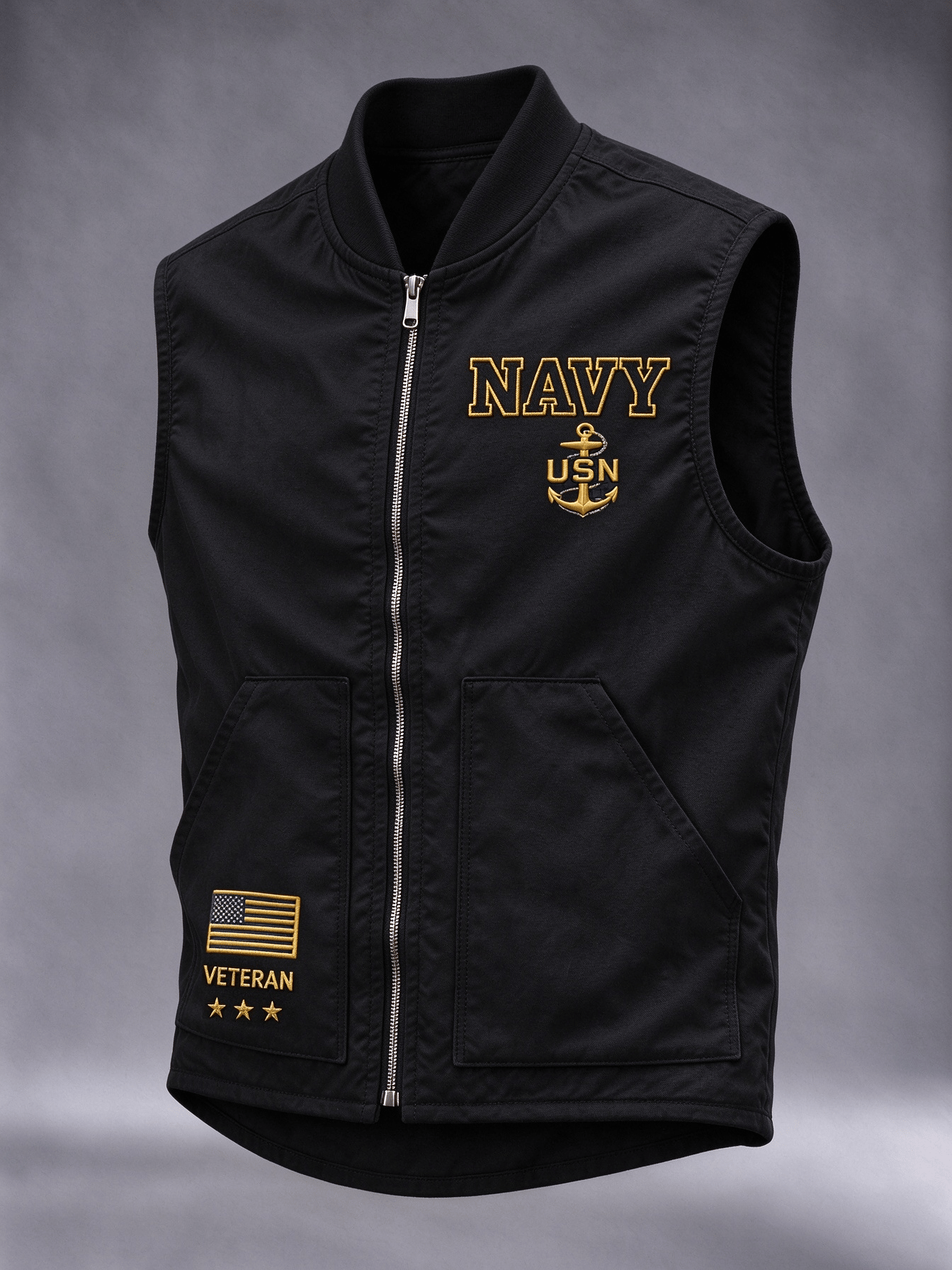 Men's Veteran Pride  Printed Vest