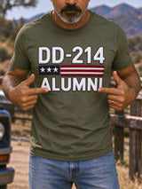 Men's Veteran Pride DD-214 Printed T-shirt
