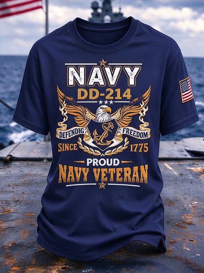 Retro US Navy Printed Top