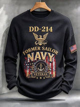 Retro US Navy Printed Top