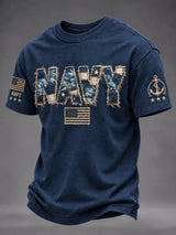 Men's U.S. Veteran Print Short Sleeve T-Shirt
