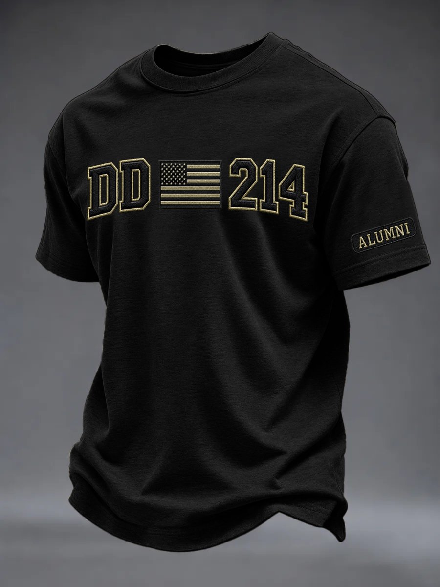 Men's Veteran Pride DD-214 Printed T-shirt