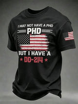 Men's Veteran Pride DD-214 Printed T-shirt