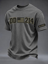 Men's Veteran Pride DD-214 Printed T-shirt