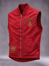 Men's Veteran Pride  Printed Vest