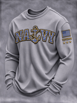 Men's Veterans Day Print Casual Top