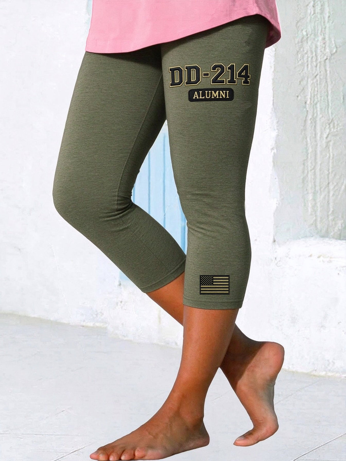 Women's Veteran Pride DD-214 Printed Casual Leggings