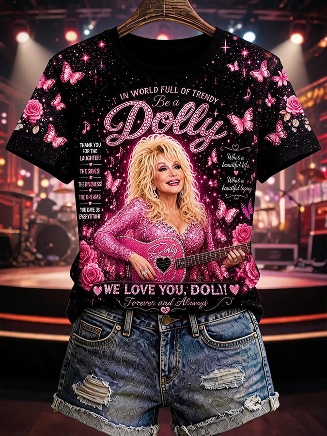 Country Singer Commemorative Printed T-Shirt