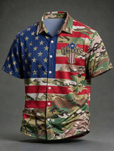 Men's U.S. Veterans Day Waffle Short-Sleeve Shirt