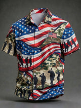 Men's U.S. Veterans Day Waffle Short-Sleeve Shirt